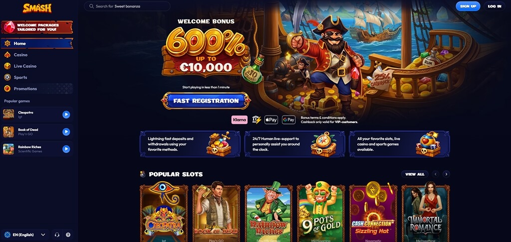 smashcasino hero